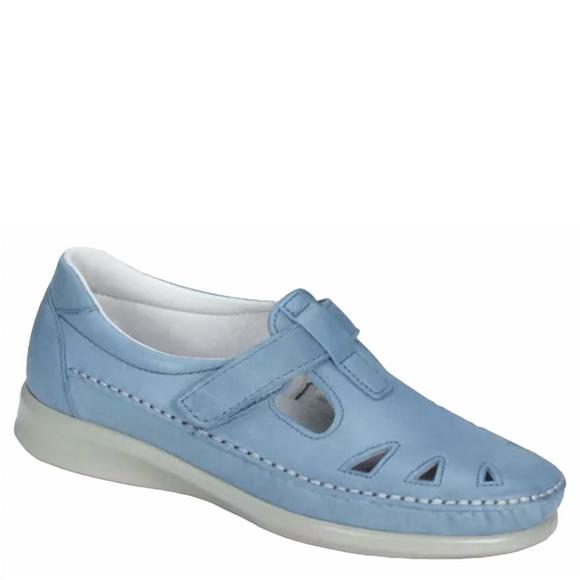 NEW SAS women's roamer slip-on loafer - medium width in denim - Picture 2 of 4